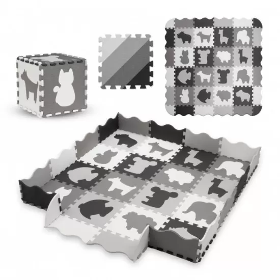 Covoras de joaca tip puzzle Kidwell Happy Zoo