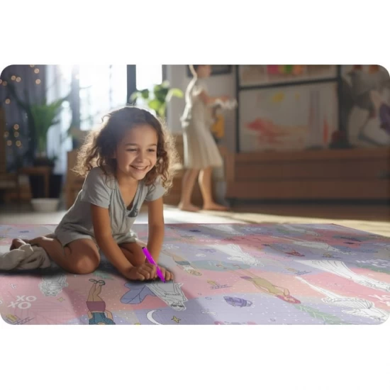Salteluta de joaca XXL 200 x 120 x 0.3 cm Ricokids RK-343 - Fashion Salteluta de joaca XXL 200 x 120 x 0.3 cm Ricokids RK-343 - Fashion