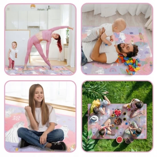 Salteluta de joaca XXL 200 x 120 x 0.3 cm Ricokids RK-343 - Fashion Salteluta de joaca XXL 200 x 120 x 0.3 cm Ricokids RK-343 - Fashion