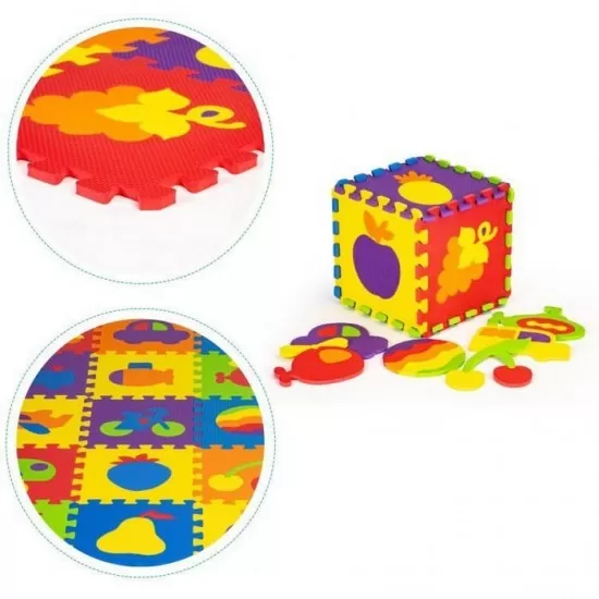 Covoras educational puzzle cu 20 de piese Covoras educational puzzle cu 20 de piese