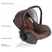 Scaun auto 0-10 kg Vessanti Crooner - Brown