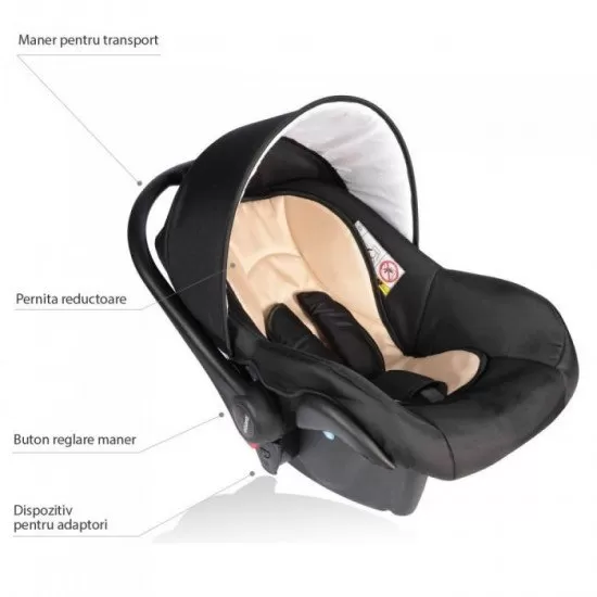 Scaun auto 0-10 kg Vessanti Crooner - Cream Scaun auto 0-10 kg Vessanti Crooner - Cream