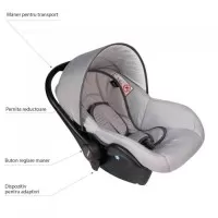 Scaun auto 0-10 kg Vessanti Crooner Prestige - Light Gray
