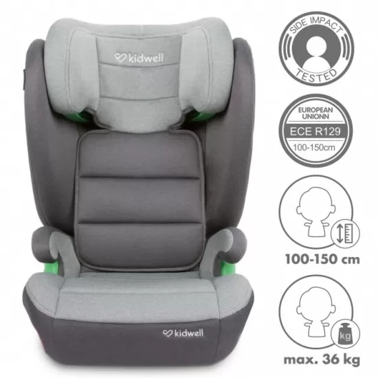 Scaun auto cu Isofix 15-36 Kg Kidwell Weston - Dark Gray Scaun auto cu Isofix 15-36 Kg Kidwell Weston - Dark Gray