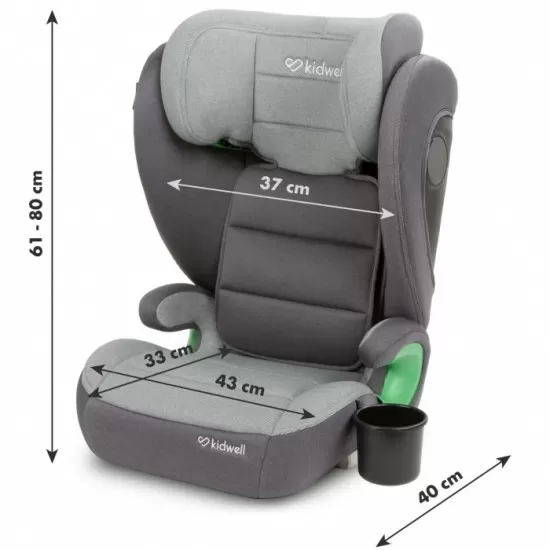 Scaun auto cu Isofix 15-36 Kg Kidwell Weston - Dark Gray Scaun auto cu Isofix 15-36 Kg Kidwell Weston - Dark Gray