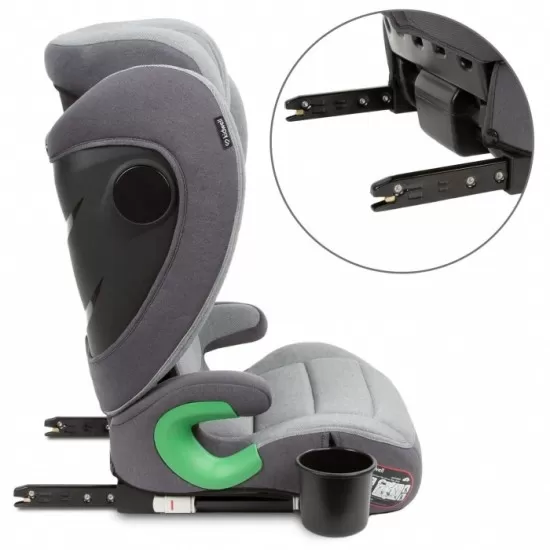 Scaun auto cu Isofix 15-36 Kg Kidwell Weston - Light Gray Scaun auto cu Isofix 15-36 Kg Kidwell Weston - Light Gray