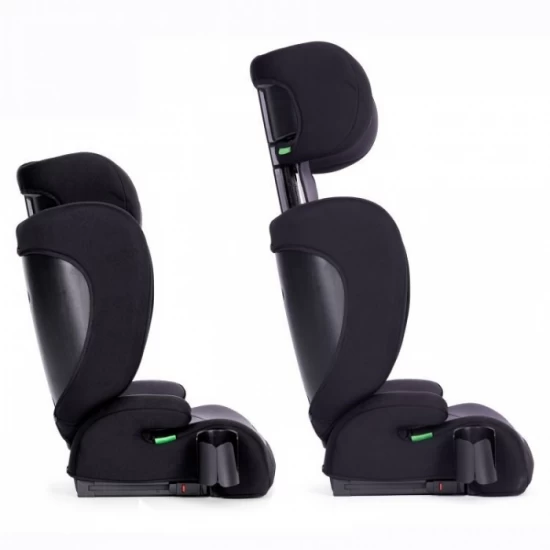 Scaun auto cu Isofix Ecotoys, grupa 100-150 cm, i-Size, omologare R129/03 - Gri