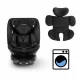 Scaun auto cu Isofix Kidwell GoCar, grupa 40-135 cm, i-Size, omologare R129 - Negru