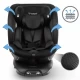 Scaun auto cu Isofix Kidwell GoCar, grupa 40-135 cm, i-Size, omologare R129 - Negru