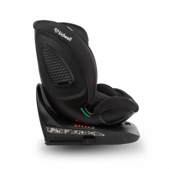 Scaun auto cu Isofix Kidwell GoCar, grupa 40-135 cm, i-Size, omologare R129 - Negru