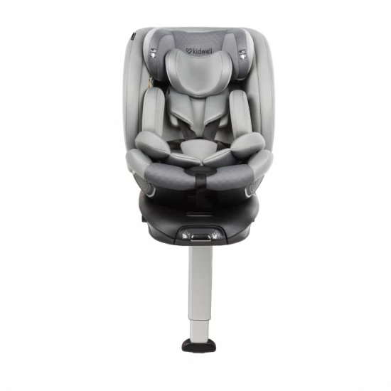 Scaun auto cu Isofix Kidwell GoCar, grupa 40-135 cm, i-Size, omologare R129 - Gri