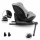 Scaun auto cu Isofix Kidwell GoCar, grupa 40-135 cm, i-Size, omologare R129 - Gri