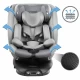 Scaun auto cu Isofix Kidwell GoCar, grupa 40-135 cm, i-Size, omologare R129 - Gri