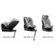 Scaun auto cu Isofix Kidwell GoCar, grupa 40-135 cm, i-Size, omologare R129 - Gri