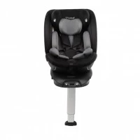 Scaun auto cu Isofix Kidwell GoCar, grupa 40-135 cm, i-Size, omologare R129 - Negru-Gri