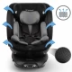 Scaun auto cu Isofix Kidwell GoCar, grupa 40-135 cm, i-Size, omologare R129 - Negru-Gri Scaun auto cu Isofix Kidwell GoCar, grupa 40-135 cm, i-Size, omologare R129 - Negru-Gri