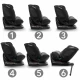 Scaun auto cu Isofix Kidwell GoCar, grupa 40-135 cm, i-Size, omologare R129 - Negru-Gri Scaun auto cu Isofix Kidwell GoCar, grupa 40-135 cm, i-Size, omologare R129 - Negru-Gri