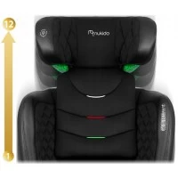 Scaun auto cu Isofix Nukido Louis, Grupa 100-150 cm (15-36 Kg), i-Size, omologare R129 - Negru
