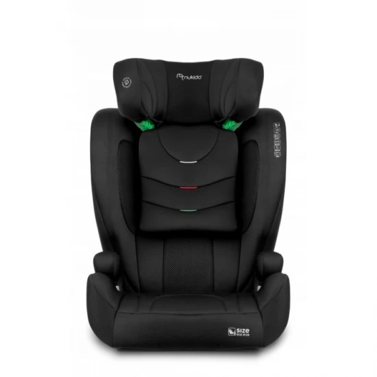 Scaun auto cu Isofix Nukido Louis Soft, Grupa 100-150 cm (15-36 Kg), i-Size, omologare R129 - Negru Scaun auto cu Isofix Nukido Louis Soft, Grupa 100-150 cm (15-36 Kg), i-Size, omologare R129 - Negru