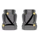 Scaun auto cu Isofix Nukido Louis Soft, Grupa 100-150 cm (15-36 Kg), i-Size, omologare R129 - Negru Scaun auto cu Isofix Nukido Louis Soft, Grupa 100-150 cm (15-36 Kg), i-Size, omologare R129 - Negru