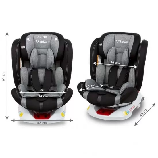 Scaun auto Kidwell Orbit 0-36 Kg Black 01 Scaun auto Kidwell Orbit 0-36 Kg Black 01