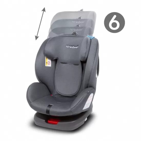 Scaun auto cu Isofix Kidwell Ventura 0-36 Kg - Dark Gray Scaun auto cu Isofix Kidwell Ventura 0-36 Kg - Dark Gray