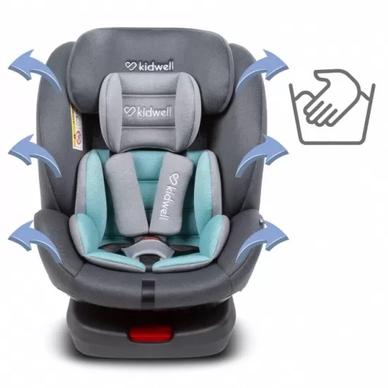 Scaun auto cu Isofix Kidwell Ventura 0-36 Kg - Dark Gray Scaun auto cu Isofix Kidwell Ventura 0-36 Kg - Dark Gray