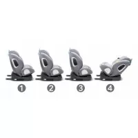 Scaun auto cu Isofix Kidwell Ventura 0-36 Kg - Gray