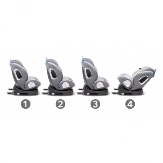 Scaun auto cu Isofix Kidwell Ventura 0-36 Kg - Gray Scaun auto cu Isofix Kidwell Ventura 0-36 Kg - Gray