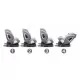 Scaun auto cu Isofix Kidwell Ventura 0-36 Kg - Gray Scaun auto cu Isofix Kidwell Ventura 0-36 Kg - Gray
