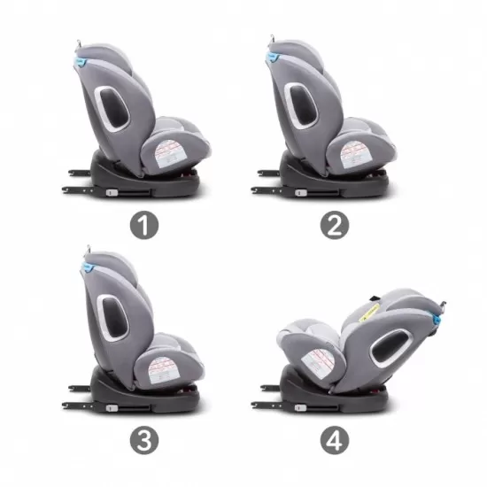Scaun auto cu Isofix Kidwell Ventura 0-36 Kg - Gray Scaun auto cu Isofix Kidwell Ventura 0-36 Kg - Gray