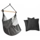 Scaun brazilian, tip hamac, cu 2 perne ModernHome GW-917 - Gri Scaun brazilian, tip hamac, cu 2 perne ModernHome GW-917 - Gri