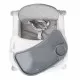 Scaun de masa 2 in 1 cu tapiterie Ecotoys HC-135C - Alb Scaun de masa 2 in 1 cu tapiterie Ecotoys HC-135C - Alb