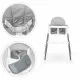 Scaun de masa 2 in 1 cu tapiterie Ecotoys HC-135C - Alb Scaun de masa 2 in 1 cu tapiterie Ecotoys HC-135C - Alb