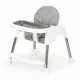 Scaun de masa 2 in 1 cu tapiterie Ecotoys HC-135C - Alb Scaun de masa 2 in 1 cu tapiterie Ecotoys HC-135C - Alb