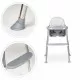 Scaun de masa 2 in 1 cu tapiterie Ecotoys HC-135C - Gri Scaun de masa 2 in 1 cu tapiterie Ecotoys HC-135C - Gri