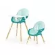 Scaun de masa 2 in 1 Ecotoys HA-004 – Albastru Scaun de masa 2 in 1 Ecotoys HA-004 – Albastru