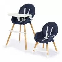 Scaun de masa 2 in 1 Ecotoys HA-004 - Bleumarin