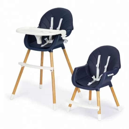 Scaun de masa 2 in 1 Ecotoys HA-004 - Bleumarin Scaun de masa 2 in 1 Ecotoys HA-004 - Bleumarin