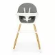 Scaun de masa 2 in 1 Ecotoys HA-004 - Gri Scaun de masa 2 in 1 Ecotoys HA-004 - Gri
