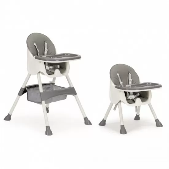 Scaun de masa 2 in 1 Ecotoys HC-823 - Gri Scaun de masa 2 in 1 Ecotoys HC-823 - Gri