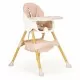 Scaun de masa 2 in 1 Ecotoys HC-823S - Roz Scaun de masa 2 in 1 Ecotoys HC-823S - Roz