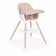 Scaun de masa 2 in 1 Ecotoys HC508 - Bej Scaun de masa 2 in 1 Ecotoys HC508 - Bej