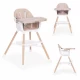 Scaun de masa 2 in 1 Ecotoys HC508 - Bej Scaun de masa 2 in 1 Ecotoys HC508 - Bej