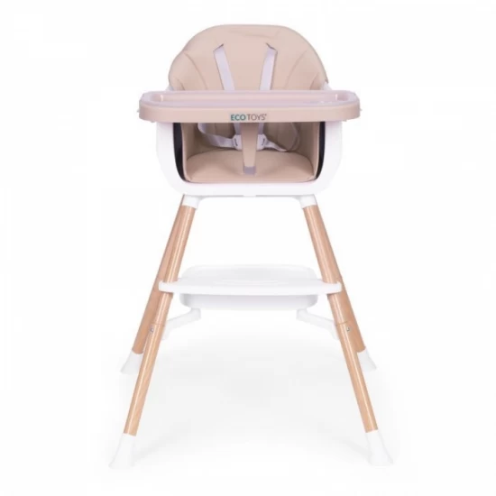Scaun de masa 2 in 1 Ecotoys HC508 - Bej Scaun de masa 2 in 1 Ecotoys HC508 - Bej