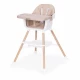 Scaun de masa 2 in 1 Ecotoys HC508 - Bej Scaun de masa 2 in 1 Ecotoys HC508 - Bej
