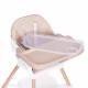 Scaun de masa 2 in 1 Ecotoys HC508 - Bej Scaun de masa 2 in 1 Ecotoys HC508 - Bej