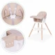 Scaun de masa 2 in 1 Ecotoys HC508 - Bej Scaun de masa 2 in 1 Ecotoys HC508 - Bej