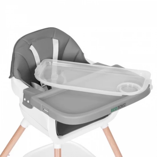 Scaun de masa 2 in 1 Ecotoys HC508 - Gri Scaun de masa 2 in 1 Ecotoys HC508 - Gri