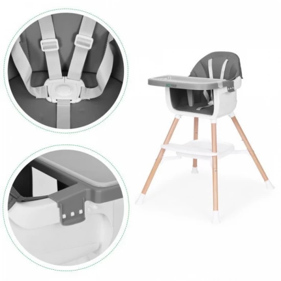 Scaun de masa 2 in 1 Ecotoys HC508 - Gri Scaun de masa 2 in 1 Ecotoys HC508 - Gri